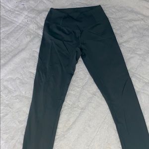 Navy green “workout” tights